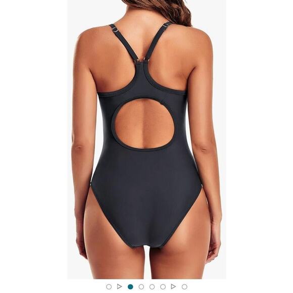Tempt Me Athletic One Piece Swimsuits for Women Sport Tummy Control XXL 2XL - Picture 6 of 10